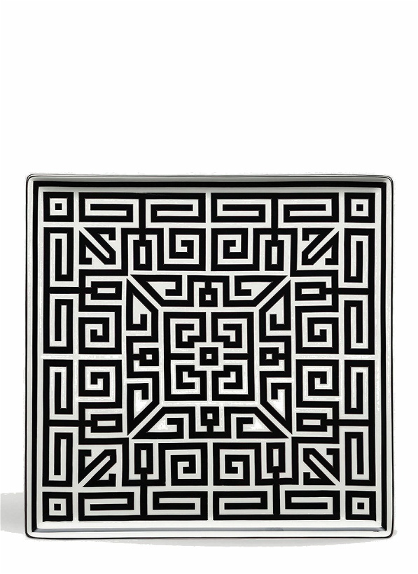 Photo: Labirinto Vide Poche Squared Plate in Black