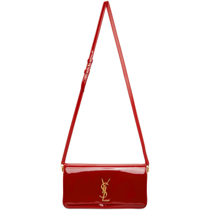 Saint laurent red bag hot sale