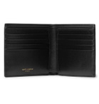 SAINT LAURENT - Logo-Appliquéd Leather Billfold Wallet - Black