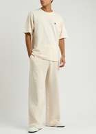Dolce & Gabbana Logo-embroidered Cotton Sweatpants White