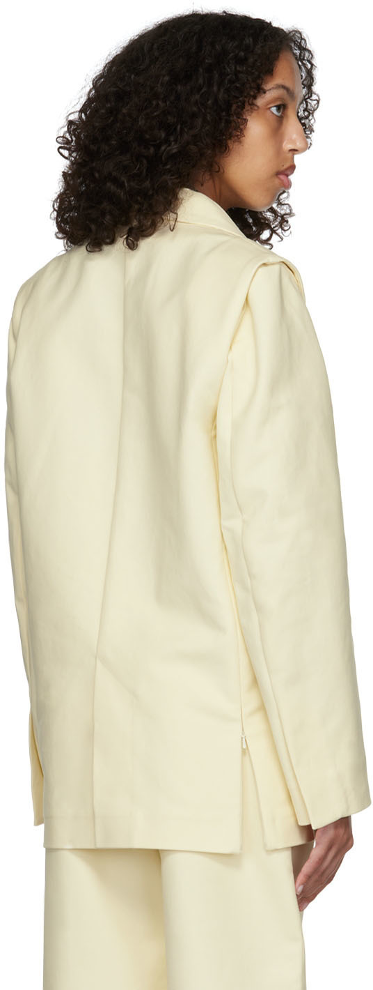 Bianca Saunders Off-White Cotton Blazer