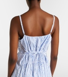 Proenza Schouler White Label Michelyn printed cotton-blend maxi dress