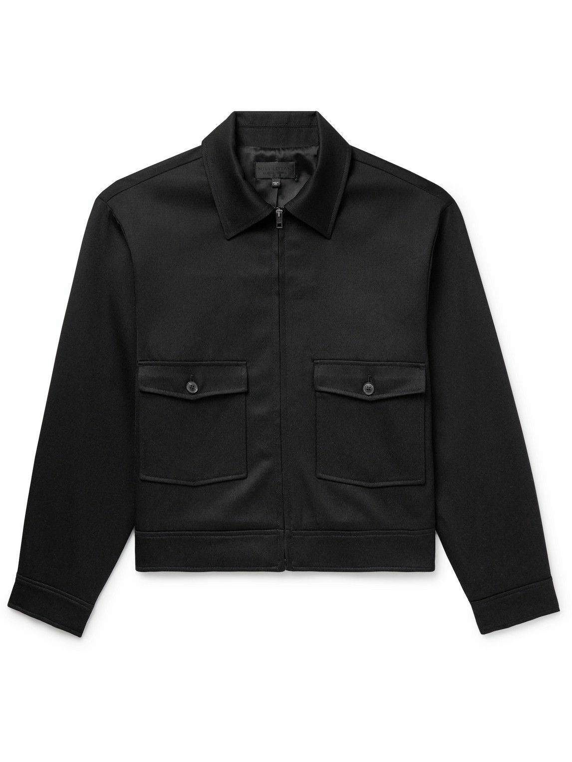 Nili Lotan - Matias Virgin Wool-Twill Jacket - Black