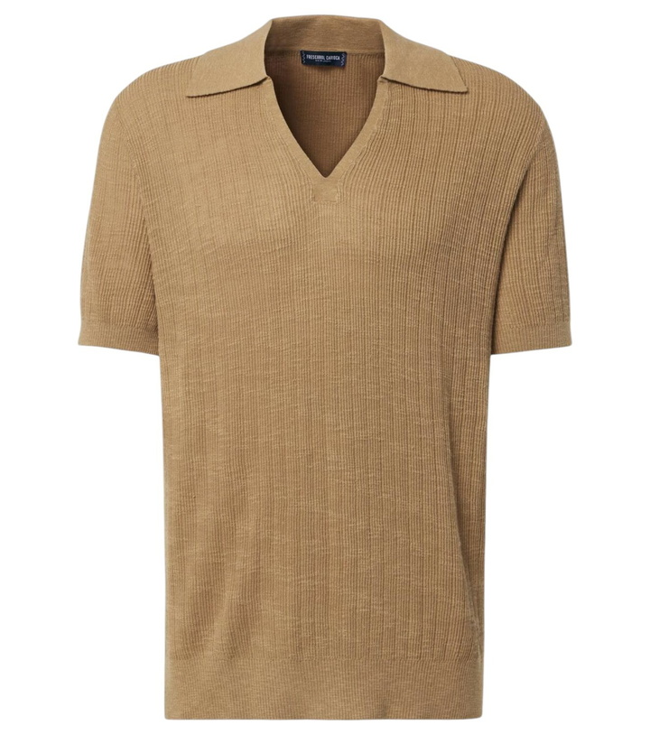 Photo: Frescobol Carioca Joaquim cotton-blend polo sweater