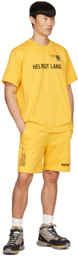 Helmut Lang Yellow Cotton T-Shirt