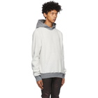 Rick Owens Drkshdw Reversible Grey Granbury Hoodie