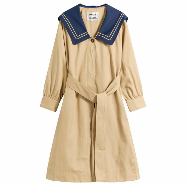 Photo: Damson Madder Women's Ella Trench Coat in Tan