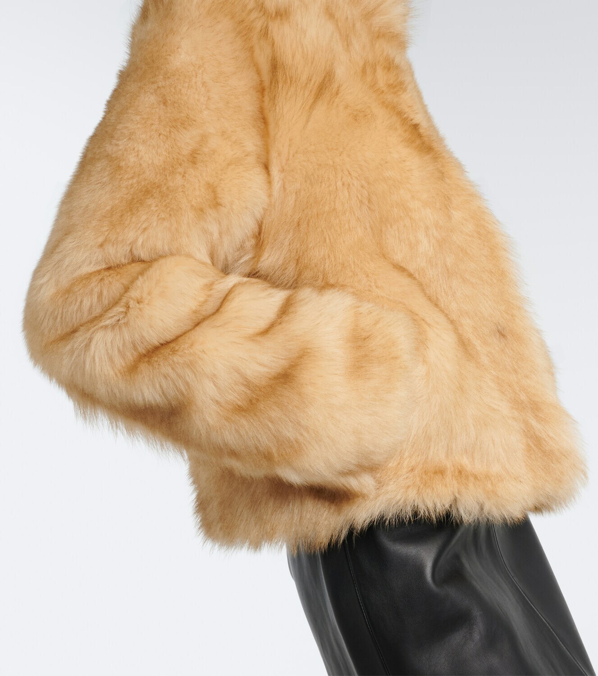 Nour Hammour Mira shearling jacket