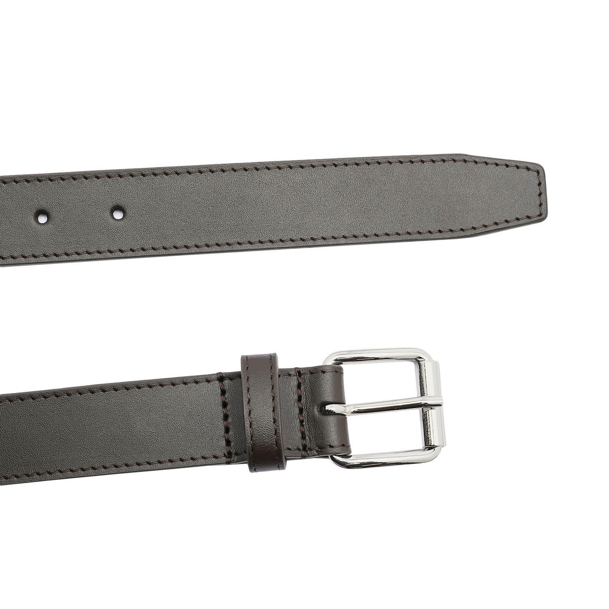 Comme des Garçons Men's Classic Leather Belt in Brown
