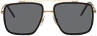 Dolce & Gabbana Black & Gold Madison Sunglasses