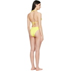 BALMAIN Yellow Triangle High Brief Bikini