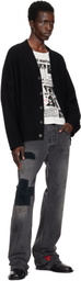Enfants Riches Déprimés Black Night Version Square Toe Franky Boots