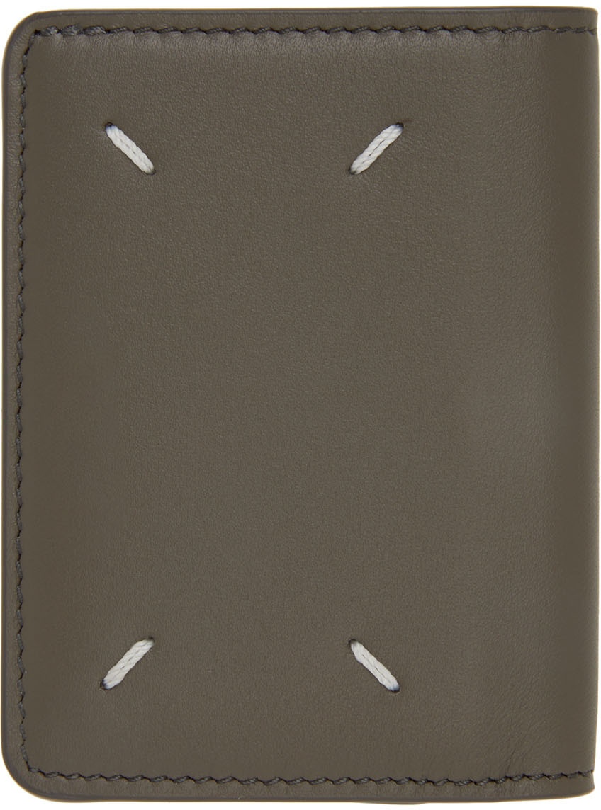 Photo: Maison Margiela Gray Leather Card Holder