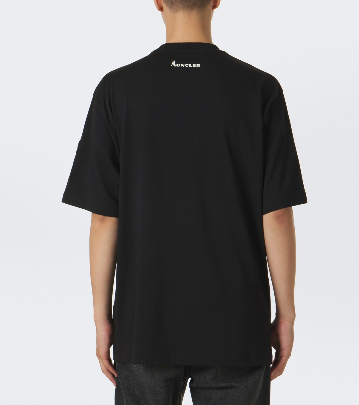 Moncler Printed cotton jersey T-shirt