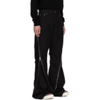 Rick Owens Black Tower Bolan Banana Trousers