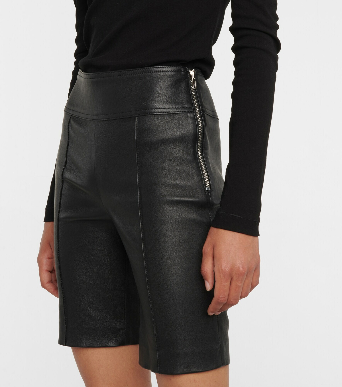 Helmut Lang - Leather Biker Shorts Helmut Lang