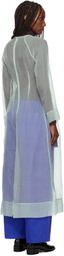 SC103 Blue Scenic Midi Dress