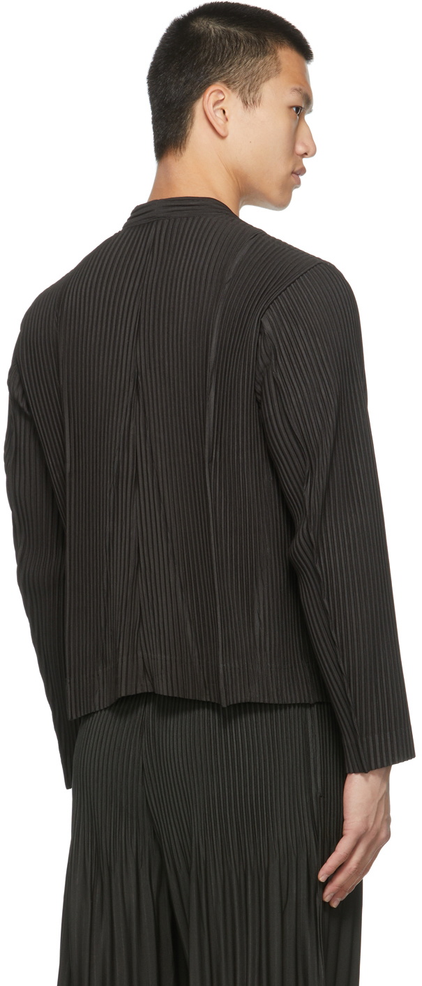 Homme Plissé Issey Miyake Solid Pleats Jacket Homme Plisse Issey