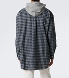 Miu Miu Checked cotton flannel overshirt