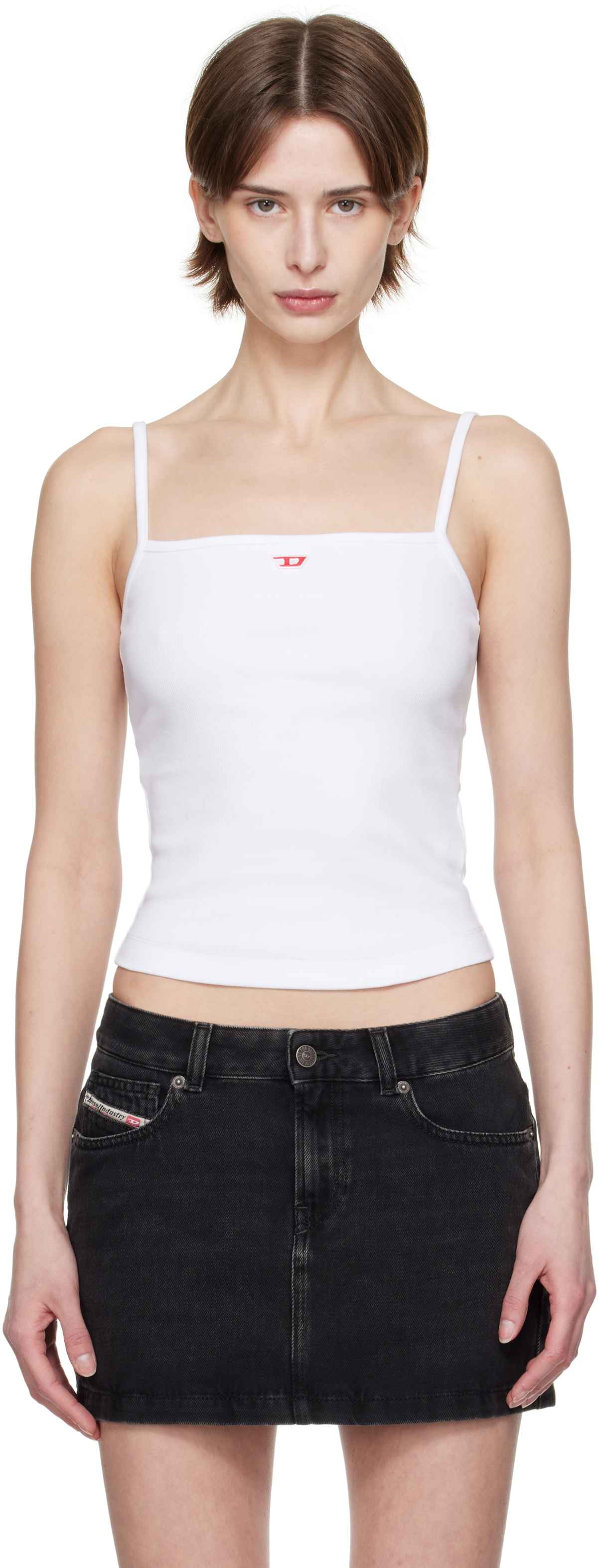 Diesel White T-Hop-D Tank Top Diesel