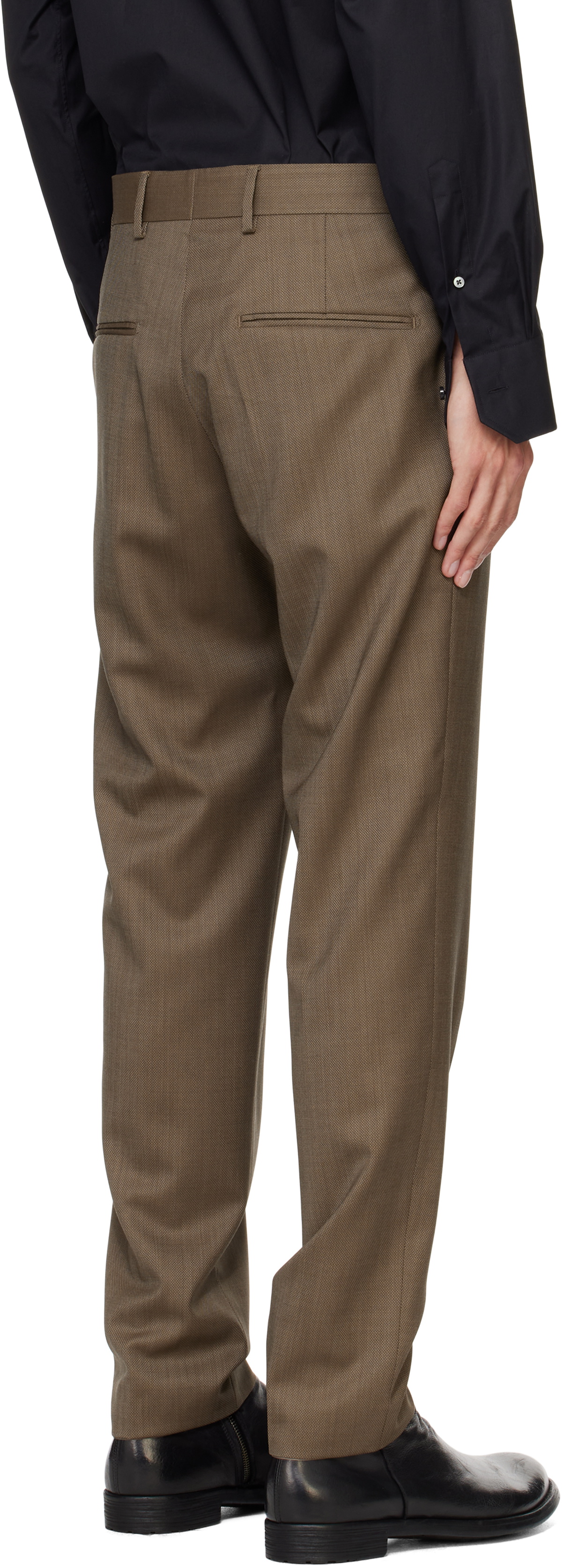 Tiger of Sweden Brown Tenuta Trousers