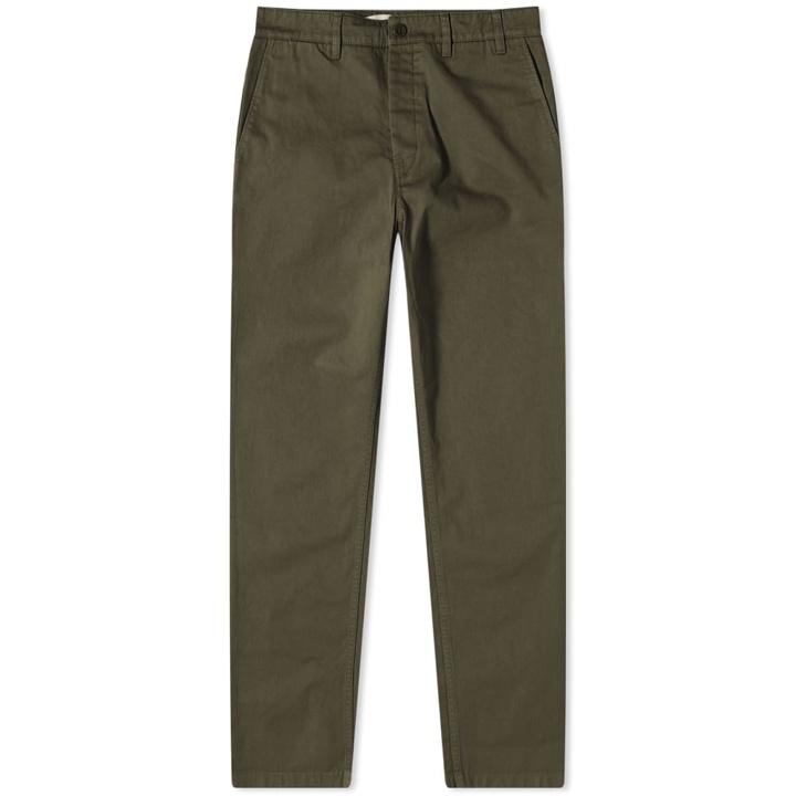 Photo: Norse Projects Men's Aros Heavy Chino in Beech Green