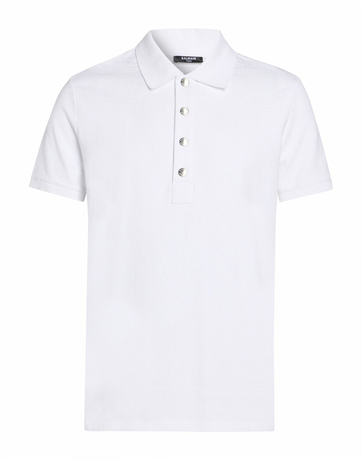 Balmain Mens Polo shirt in White