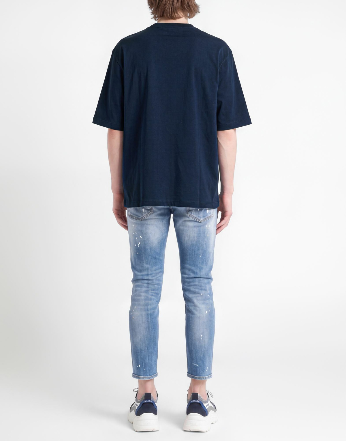 Dsquared2 Mens T-shirt Midnight in Blue