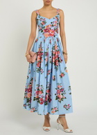 Dolce & Gabbana Floral-print Cotton-poplin Maxi Dress Multicoloured 1