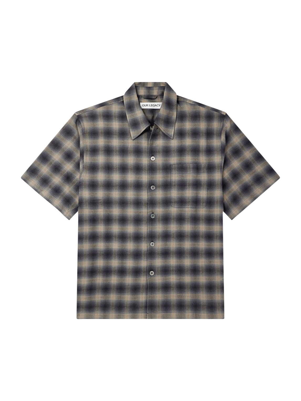 Our Legacy Funnel Cotton-poplin Shirt Burgundy Our Legacy