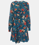 Ulla Johnson Salima ruffled floral silk minidress