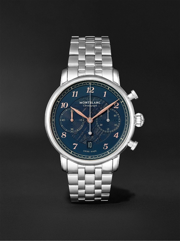 Photo: Montblanc - Star Legacy Chronograph Limited Edition Automatic 42mm Stainless Steel Watch, Ref. No. 129627
