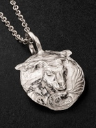 Elhanati - Star Sign Capricorn White Gold Pendant Necklace