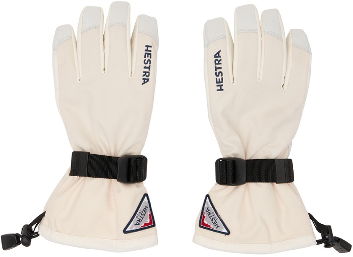 Photo: Hestra Off-White Powder Gauntlet Gloves