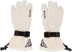 Hestra Off-White Powder Gauntlet Gloves