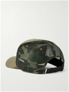 AMIRI - MA Logo-Embroidered Camouflage-Print Cotton-Canvas and Mesh Trucker Cap