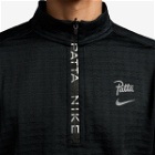 Nike x Patta Half Zip Long Sleeve in Black