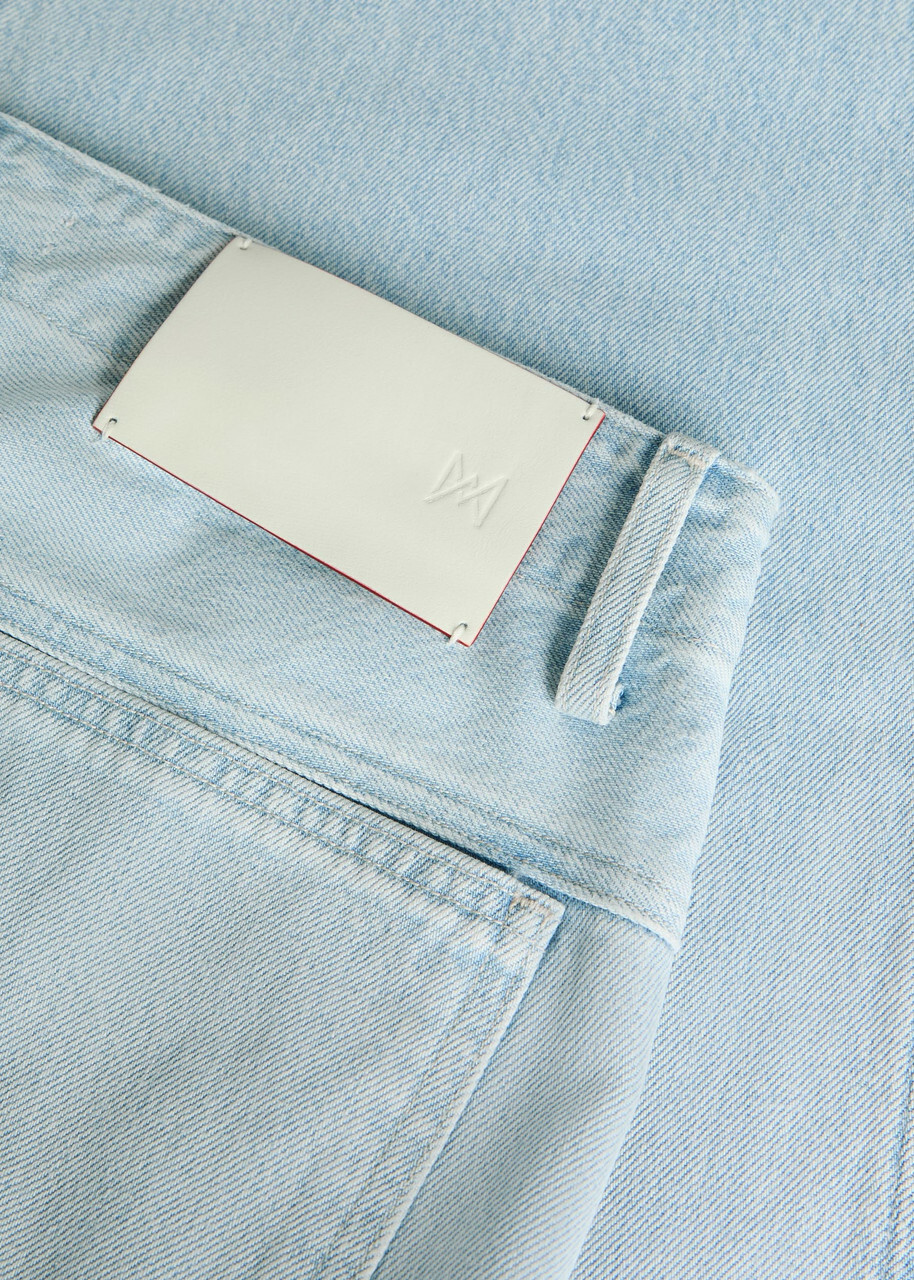 Agolde X Maria Mcmanus Wide-leg Jeans Light Blue
