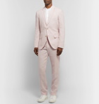 Club Monaco - Grant Light-Pink Slim-Fit Linen Blazer - Pink
