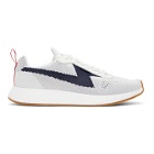 PS by Paul Smith White and Navy Zeus Sneakers