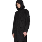 Stone Island Black Long Blouson Jacket