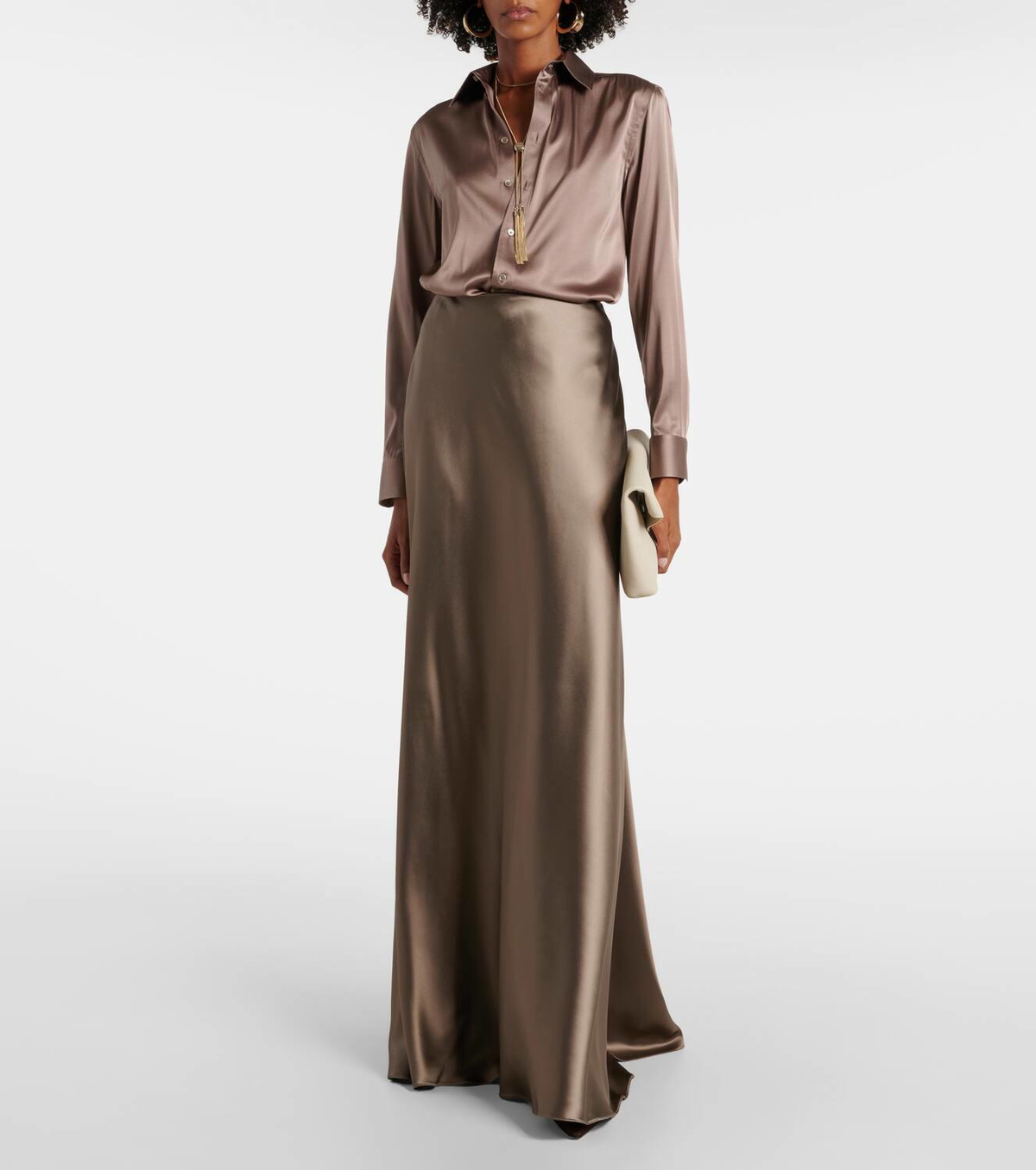 スカート Polo Ralph Lauren Masina Stretch Satin Skirt Masina Stretch Satin Skirt