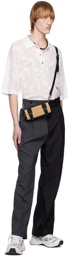 Feng Chen Wang SSENSE Exclusive Black & Gray Trousers