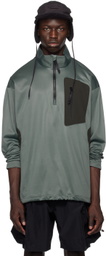 meanswhile Gray Ice Touch Jacket