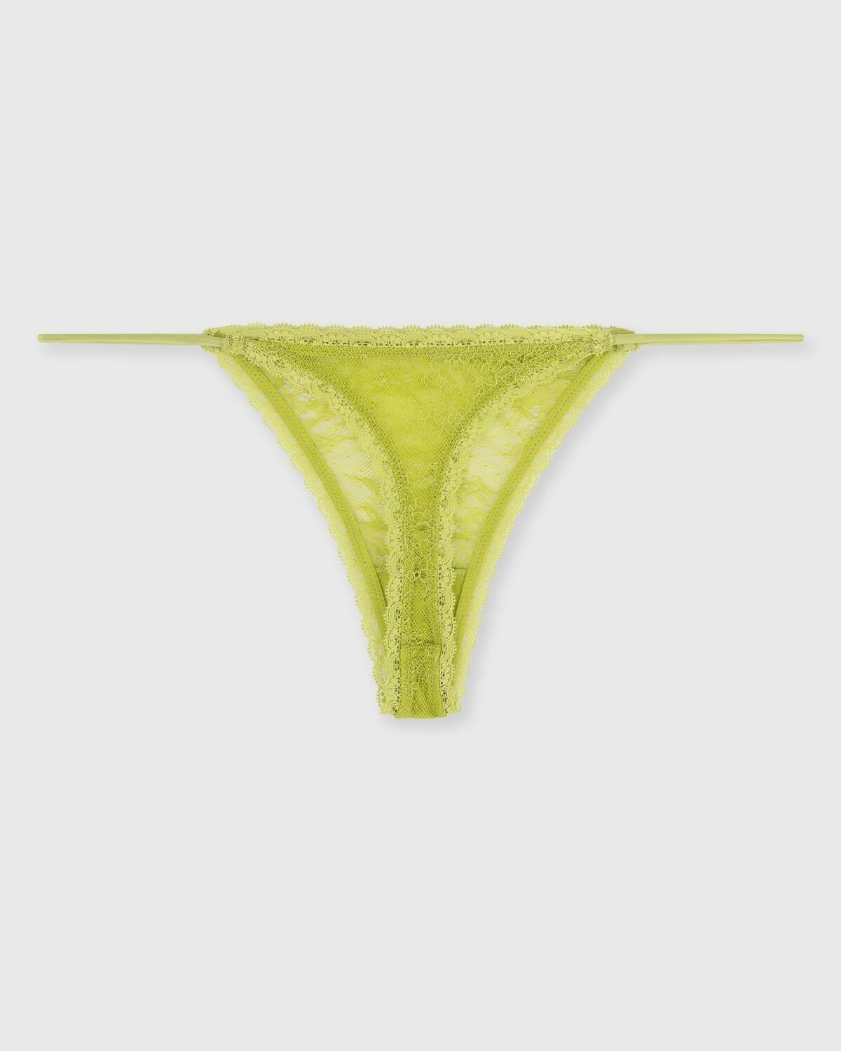 Love Stories Roomie Thong Green Womens Panty
