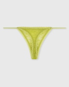 Love Stories Roomie Thong Green Womens Panty