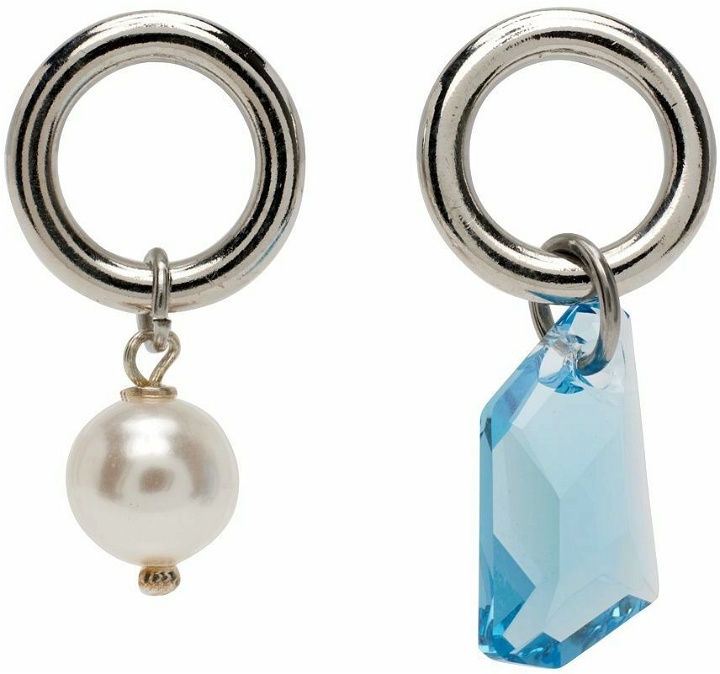 Photo: Justine Clenquet SSENSE Exclusive Silver Laura Earrings