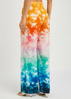 Casablanca Logo-monogrammed Printed Silk Trousers Multicoloured