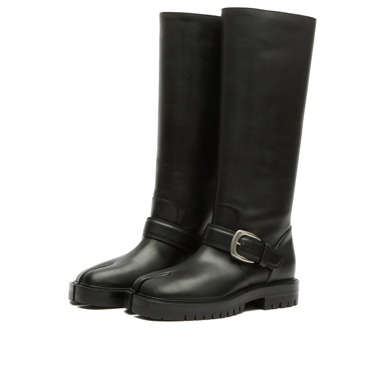 Maison Margiela Women's Tabi County Knee High Boots in Black