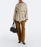 Isabel Marant Ceaton wool and cashmere wrap coat